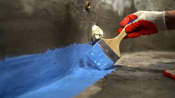 Commercial Foundation Crack Repair project at a Locust Valley, NY business property by SJ Waterproofing Pros
